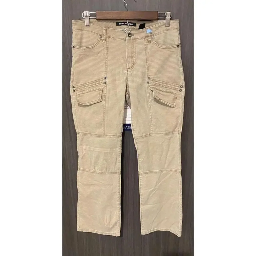 Y2K VTG DKNY‎ JEANS 11 CARGO Pants Low Rise - Picture 2 of 8